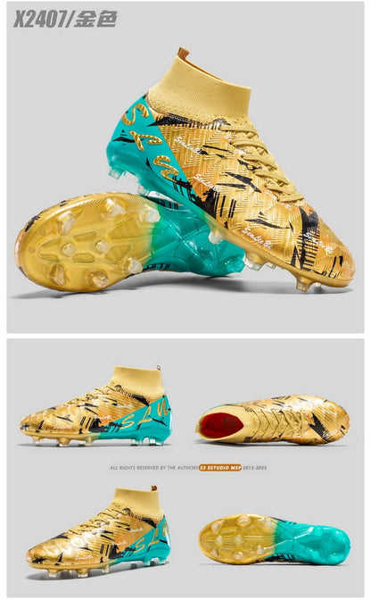 Professional Football Boots Men Soccer Shoes Society Football Cleats FG Ultralight Training Soccer Sneakers Outdoor Sports Shoe