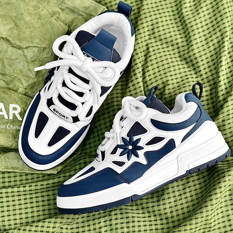 Zapatillas de moda para hombre, estilo urbano y skate, de marca de lujo, para entrenamiento, con malla transpirable, calzado casual masculino
