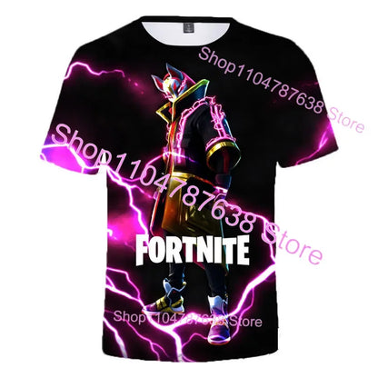 Letné tričko Raven Ultima Knight F-Fortnite s 3D potlačou Banana Peely Pánske tričko Battle Royale Hry Tričká Narodeninové darčeky