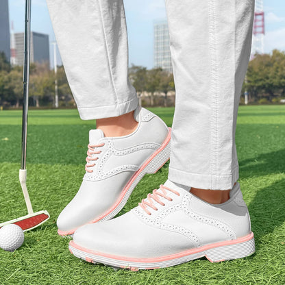 Ladies' Professional Golf Shoes, Fashionable Casual Walking Shoes, Outdoor Fitness Non Slip Comfortable Golf Sports Shoes