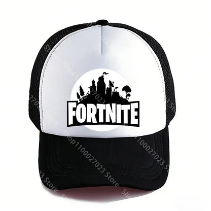 Fortnites Baseball Caps for Adult Boys Girls Cute Cartoon Summer Breathable Mesh Hat Anime Sunbonnet Headgear New Birthday Gifts
