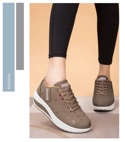 Women’s Sneakers Fashion Women’s Vulcanized Shoes High-Quality Flats Shoes for Women Walking Platform Plus Size Zapatillas Mujer