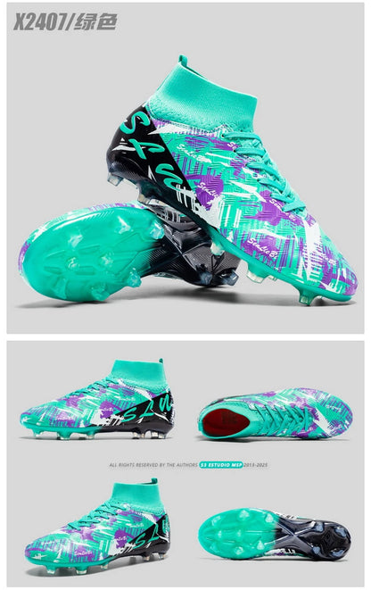 Professional Football Boots Men Soccer Shoes Society Football Cleats FG Ultralight Training Soccer Sneakers Outdoor Sports Shoe