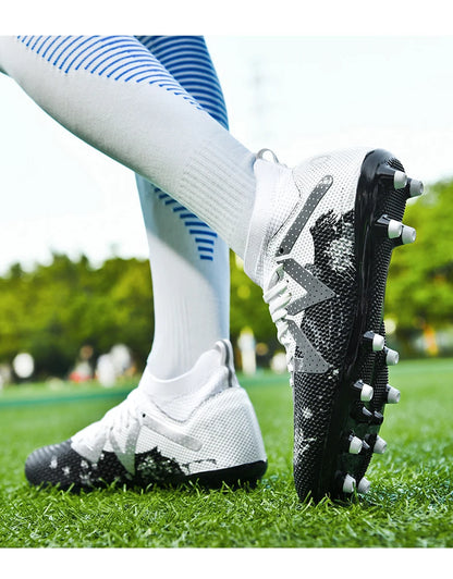 Chaussures de football pour hommes, crampons de terrain professionnels, résistants, décontractés, antidérapants, de haute qualité.
