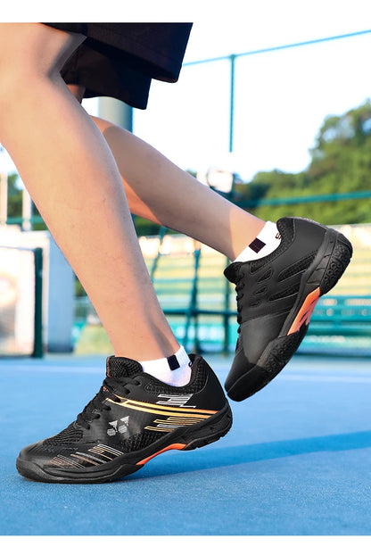 New Professional Badminton Shoes Sneakers Men's Breathable Anti-slip Tennis Sport Shoes for Men Women Training Sneakers
