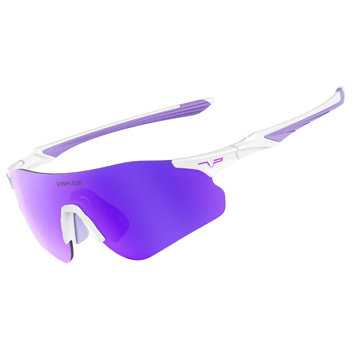 Kapvoe Neue Outdoor-Lauf- und Fahrradbrille, photochrome Sonnenbrille für Damen und Herren, Sportbrille für Marathon und Radfahren, UV400-Schutzbrille