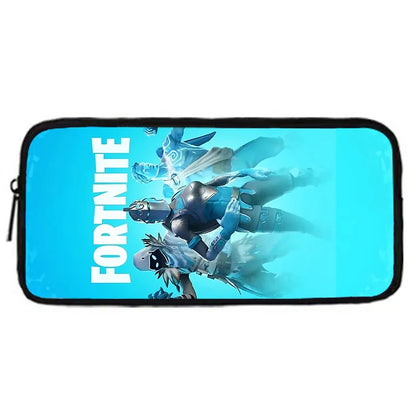 Zaini per bambini con design Hot Game, borsa pranzo e astuccio, borse scuola per alunni ad alta capacità, per bambino e bambina, regalo ideale F-FortniteS