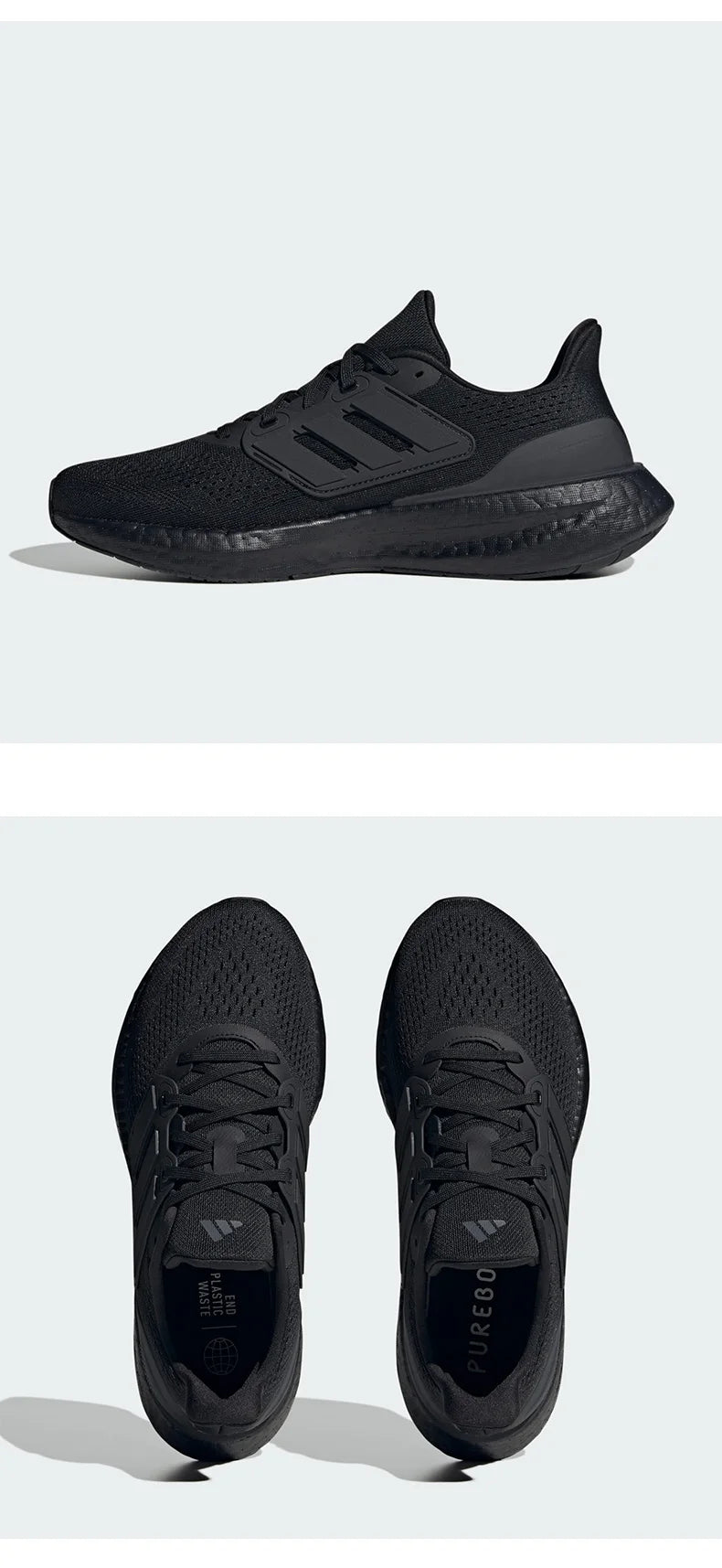 Adidas véritable nouveau unisexe sport respirant bas à lacets chaussures de course IF4840