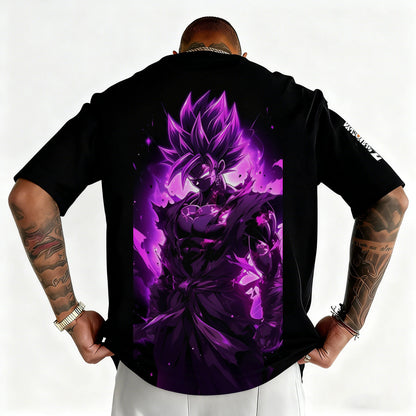 Pánske tričko s potlačou z japonského anime Dragon Ball, Majin Buu, chlapčenské, detské, Harajuku, s krátkym rukávom, detské tričko Goku, letné oblečenie