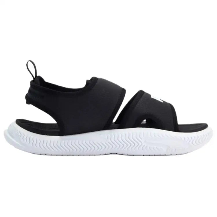 Sandales PUMA Softride Pro 24, confortables et légères, idéales pour la plage, couleur noire et blanche, 395429-07.