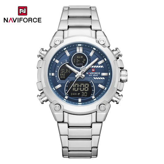 NAVIFORCE New 2026 Wristwatch For Men Bussiness Original Design Waterproof Digital Fashion Normal Watches Male Relogio Masculin