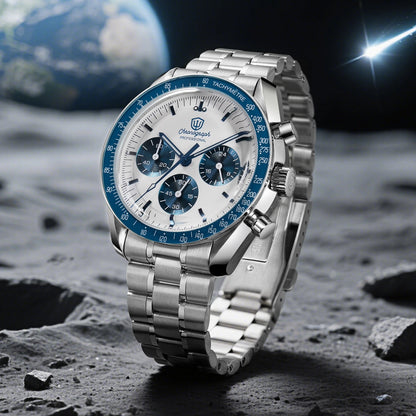 Watchdives New Wd1863 Quartz Men Watch VK63 Chronograph Bubble Sapphire Waterproof 39Mm Steel Top Brand Luxury Business Watch