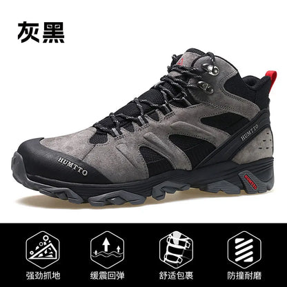 HUMTTO Hiking Shoes Men Winter Outdoor Sports Climbing Shoes Hunting Shoes Warm Women Trekking Sneakers Ankle Boots Tactical