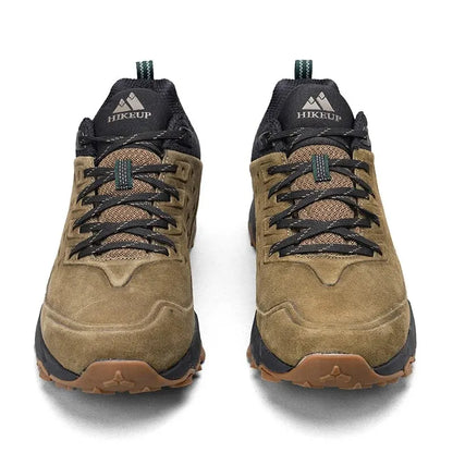 HIKEUP Nyeste vandresko til mænd Slidstærke skridsikre udendørs sneakers til klatring, trekking og jagt – herresport i ruskind og læder