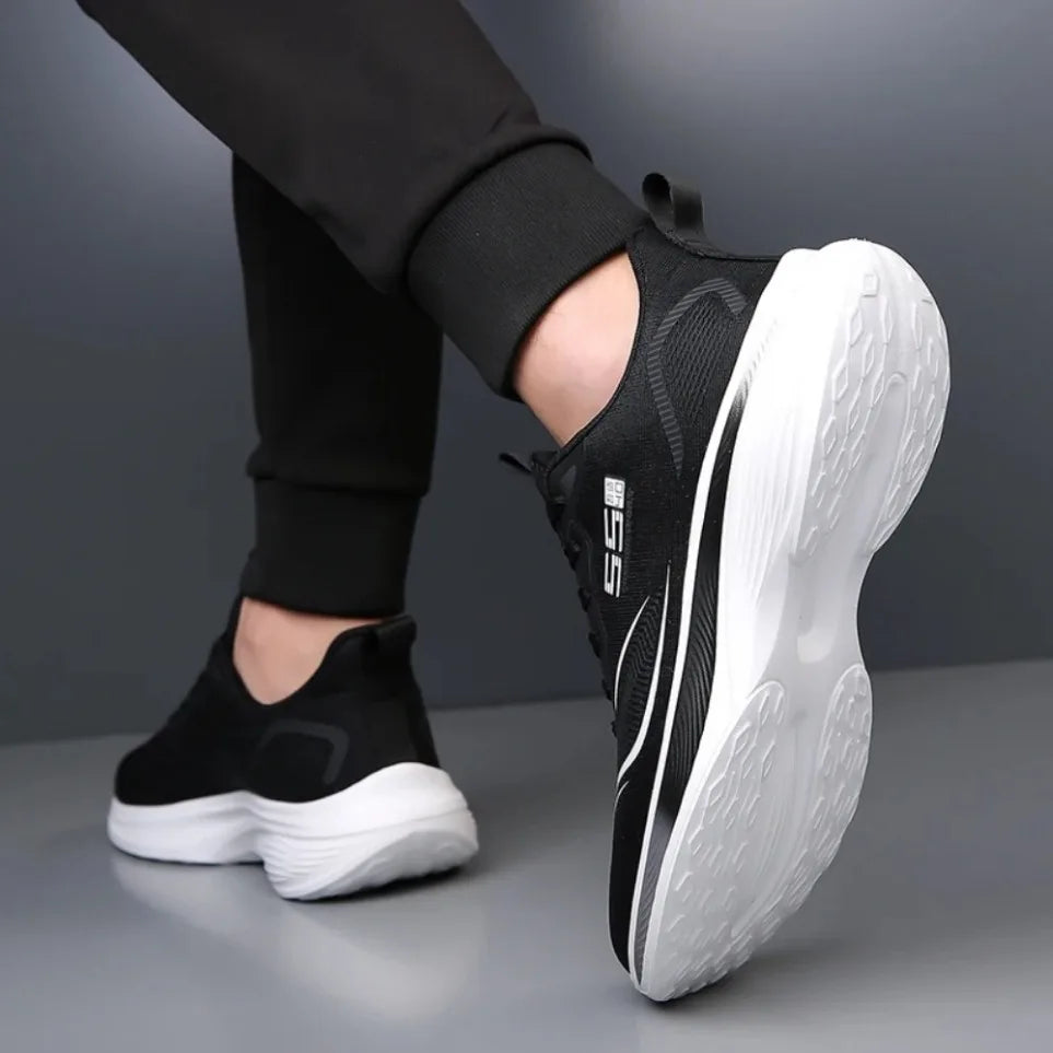 Zapatillas de maratón con suela de carbono para hombre, zapatillas deportivas informales, con amortiguación de aire, lujosas, cómodas, ligeras, para correr, calzado masculino