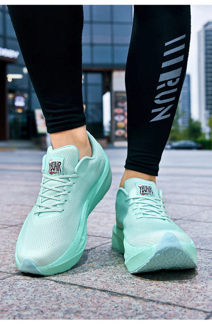 Running Shoes Men Sports Carbon Plate Specialty Breathable Lightweight Women's Comfortable Athletic Non-slip Sneakers Marathon