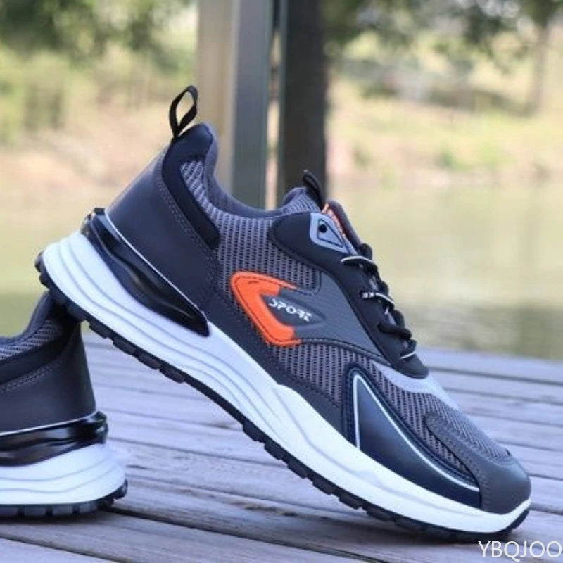 2025 grande taille automne mode nouvel article respirant décontracté confortable chaussures pour hommes polyvalent, léger plat sport chaussures pour hommes