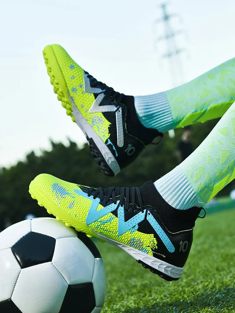 Scarpe da calcio da uomo, scarpe da calcio Society, scarpe da calcio professionali, scarpe da calcio da campo veloce al coperto, scarpe da ginnastica da ragazzo, allenamento originale