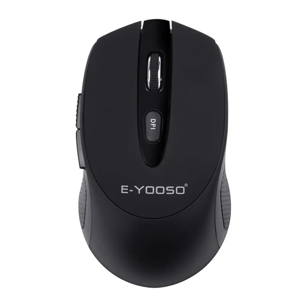 E-YOOSO E-1020 USB 2.4G Wireless Gaming Noiseless Mute Office Mouse 2400 DPI Optical Game Mice Ergonomic for Laptop PC Computer