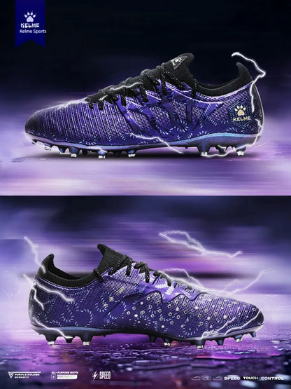 KELME nogometne kopačke za odrasle muške Disease Electric 3.0 s kratkim MG čepovima, profesionalne tenisice za utakmice i trening, prozračne