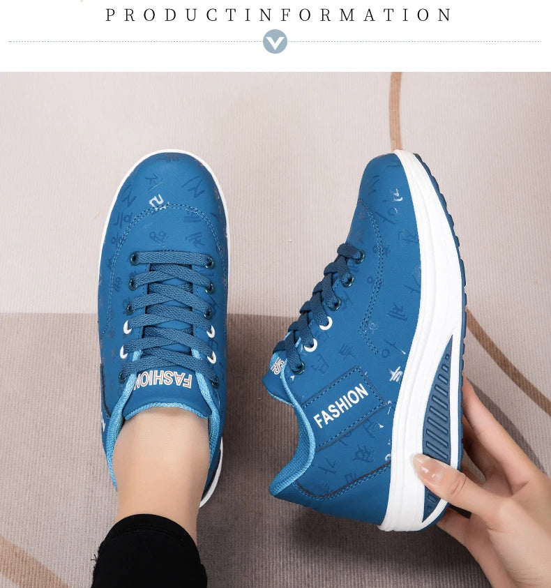 Women’s Sneakers Fashion Women’s Vulcanized Shoes High-Quality Flats Shoes for Women Walking Platform Plus Size Zapatillas Mujer