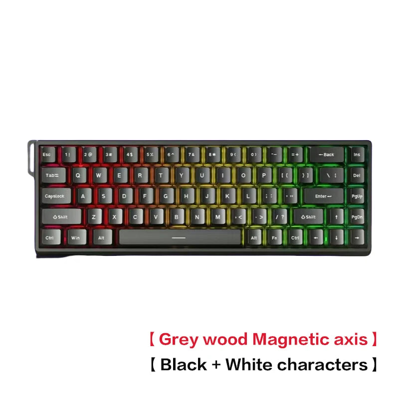 Teclado mecánico personalizado AULA WIN60 HE con conexión por cable, eje magnético RT, para e-sports y juegos, tasa de sondeo de 8K