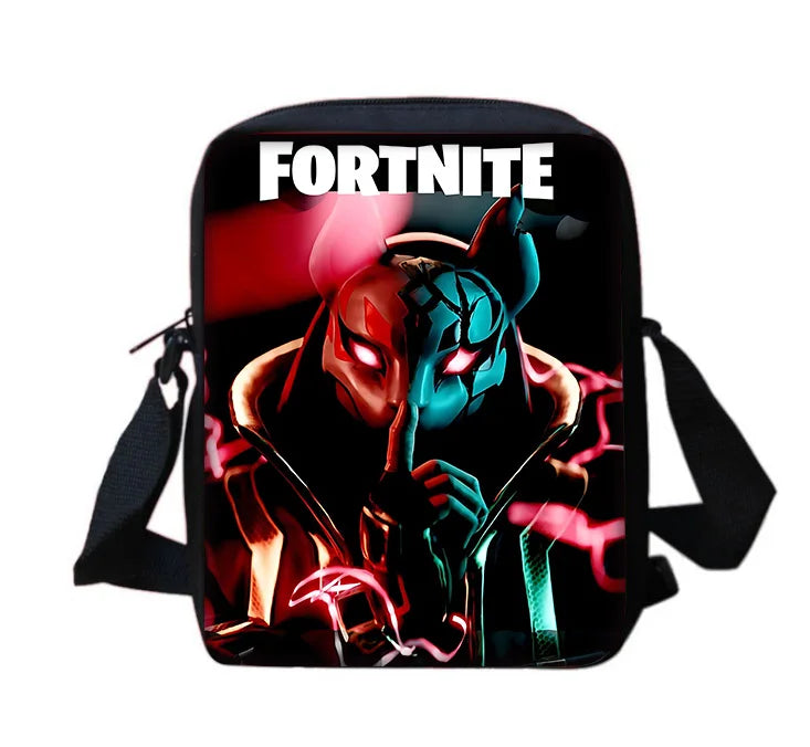 Bolso bandolera estampado Hot Game Boy Girls, diseño infantil F-FortniteS, bolso casual para hombre y mujer, bolso para teléfono y compras