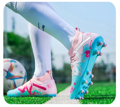 Scarpe da calcio da uomo, scarpe da calcio Society, scarpe da calcio professionali, scarpe da calcio da campo veloce al coperto, scarpe da ginnastica da ragazzo, allenamento originale