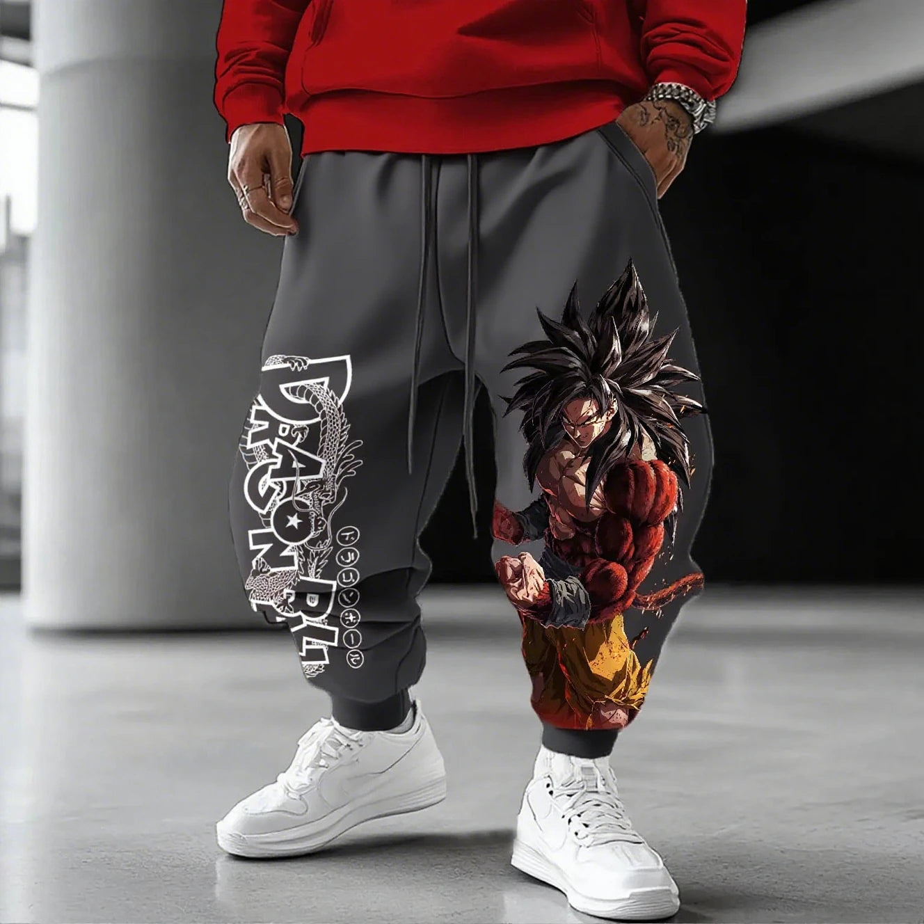 Joggers estivi 2026 Dragon Ball Goku con stampa 3D, pantaloni casual oversize ad asciugatura rapida per outdoor e hip hop, per uomo, donna e bambini, stile Y2K