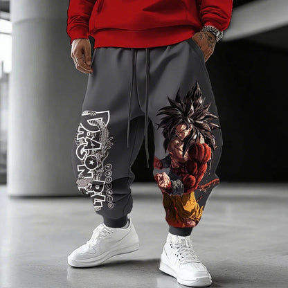 Joggers estivi 2026 Dragon Ball Goku con stampa 3D, pantaloni casual oversize ad asciugatura rapida per outdoor e hip hop, per uomo, donna e bambini, stile Y2K
