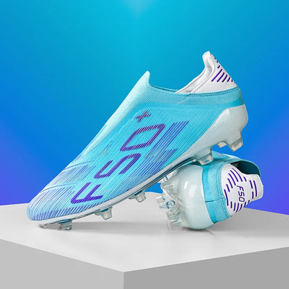 Nouvelles chaussures de football pour hommes, baskets antidérapantes, chaussures d'entraînement, bottes de football très vendues, crampons légers de haute qualité pour matchs sur gazon, mi-hautes pour l'extérieur
