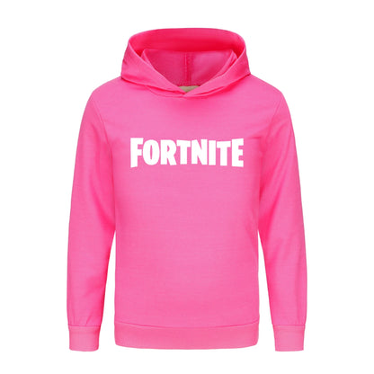 Detská mikina Fortnite Baby Cartoon s kapucňou, unisex, chlapčenská s dlhým rukávom, mládežnícke dievčenské ležérne kabáty1354