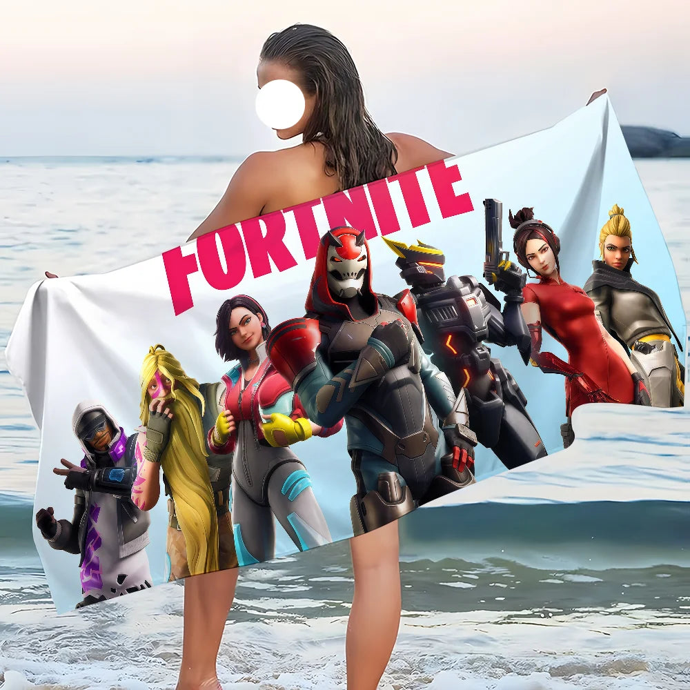 Towel Beach Bath Quick-Drying Lightweight Portable F-FORTNITES-ES Sauna Camping Swim Game Pool Travel