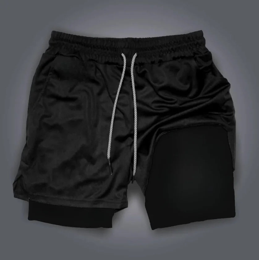 Short doble con estampado de periféricos de Dragon Ball, Majin Buu y GOKU, estilo deportivo americano, cómodo para verano, para hombre, holgado y transpirable