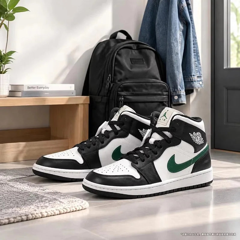 Nike, chaussures de skate mi-hautes pour hommes, tige en cuir, confortables, baskets décontractées pour la ville, DQ8426-004