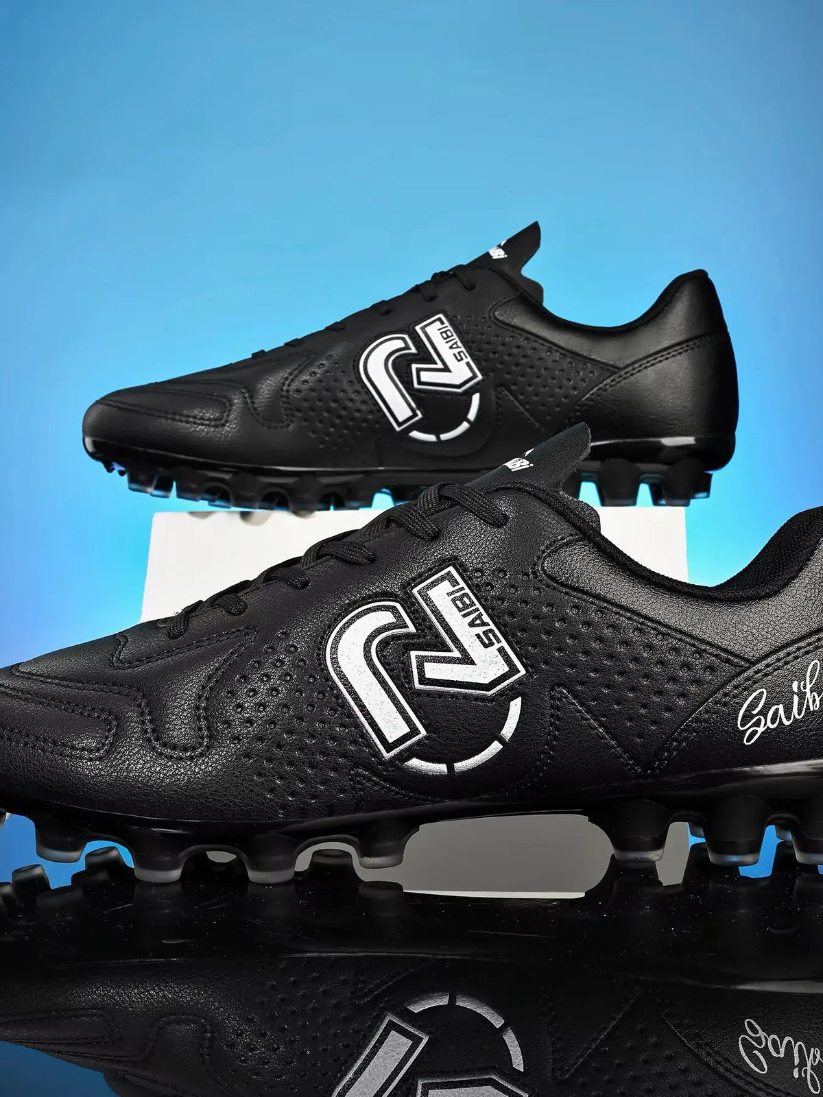 Chaussures de sport unisexes haute adhérence, tige en PU tissé, crampons TPU AG FG, contrôle de précision, antidérapantes, chaussures de sport pour hommes