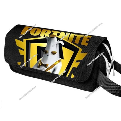Fortnite Kids Pencil Bag Kawaii Pencil Case Large Capacity Waterproof Handheld Cosplay Pencil Pouch Office Stationary Gift Toy