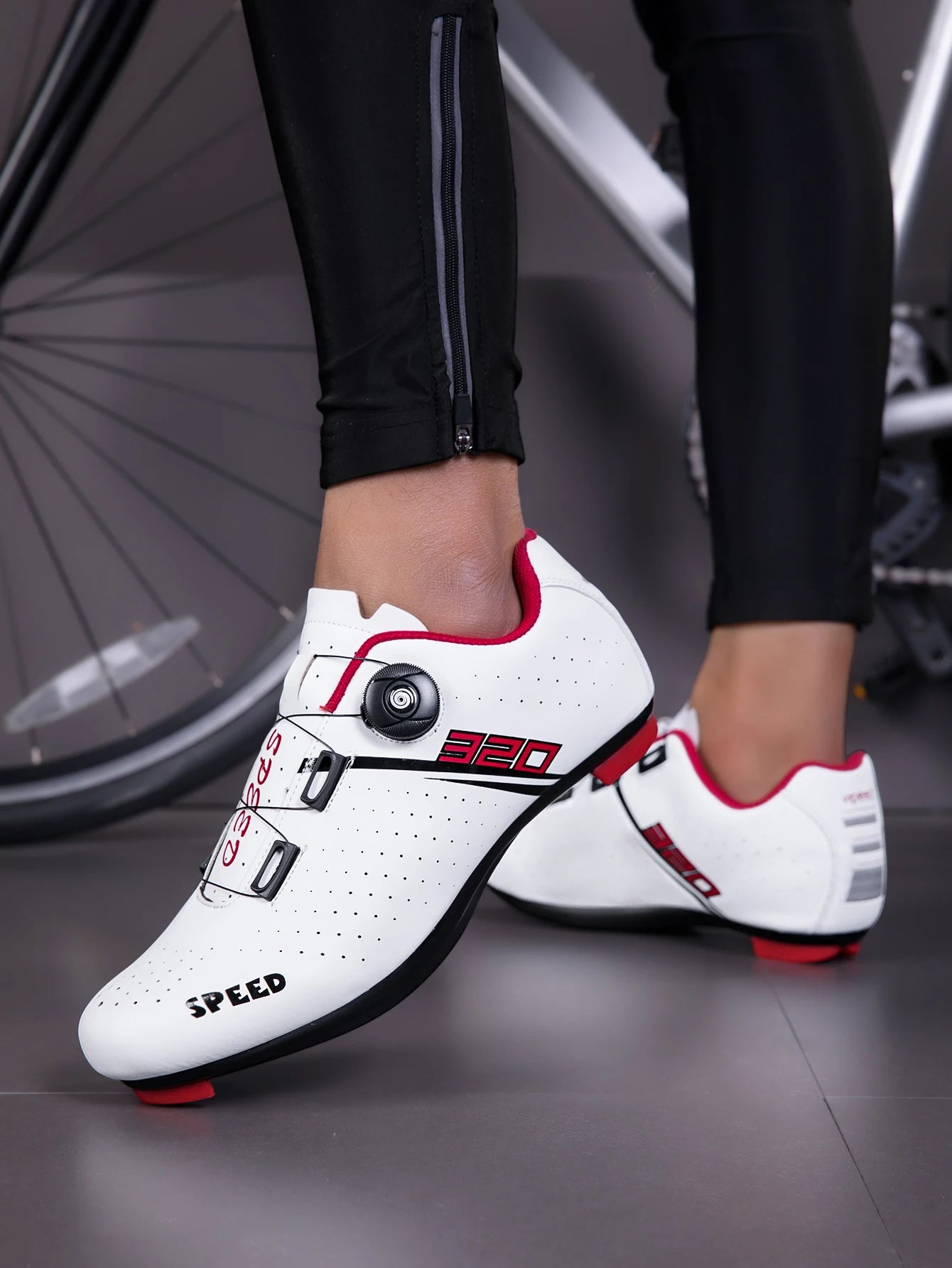 Men Cycling Shoes Road Cycling Sports Shoes Women MTB Racing Competition Self-Locking Cycling Shoes Spd Cleats Cycling Shoes