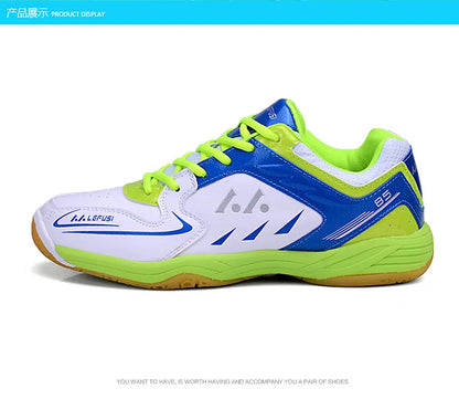 Sapatos de badminton para competição profissional, para homem e mulher, sapatos desportivos unissexo, sapatos de ténis, leves, ténis de mesa
