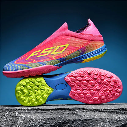 Chaussures de Football pour hommes, bottes de Football antidérapantes pour adultes, ultralégères, crampons d'intérieur, antidérapantes, Fg, gazon, Futsal, confortables, nouvelle collection