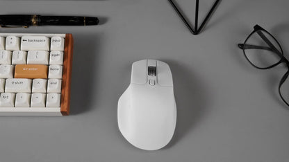 Keychron M6 Wireless Mouse All Silent Micro Switch PixArt 3950 Sensor 8K Polling Rate Dual Scrolling Modes
