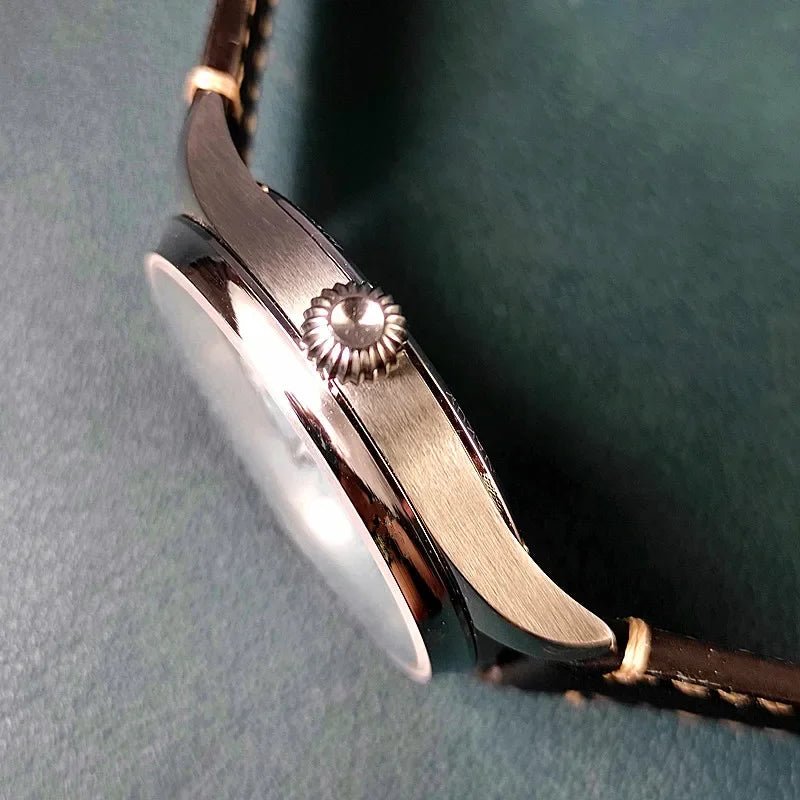 Men's manual mechanical watch for Seagull ST3621 vintage micro rotor watch stainless steel waterproof men wristwatches Dropshipp