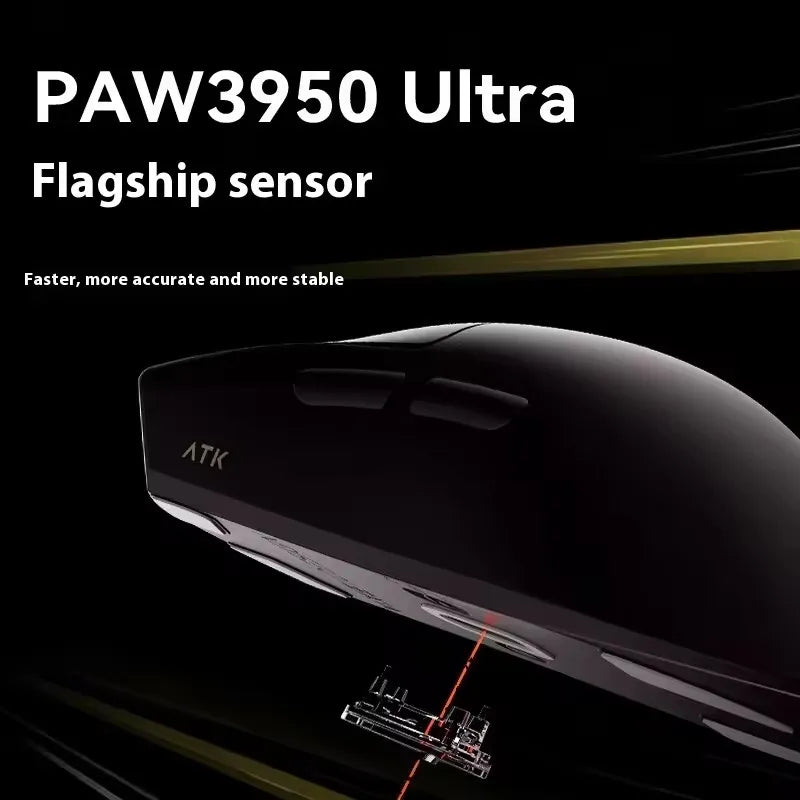 ATK Blazing Sky X1 Mouse Gamer Wireless 3Mode 8K Low Latency Lightweight FPS Liekong E-sports Gaming Mouse Custom Pc Accessories