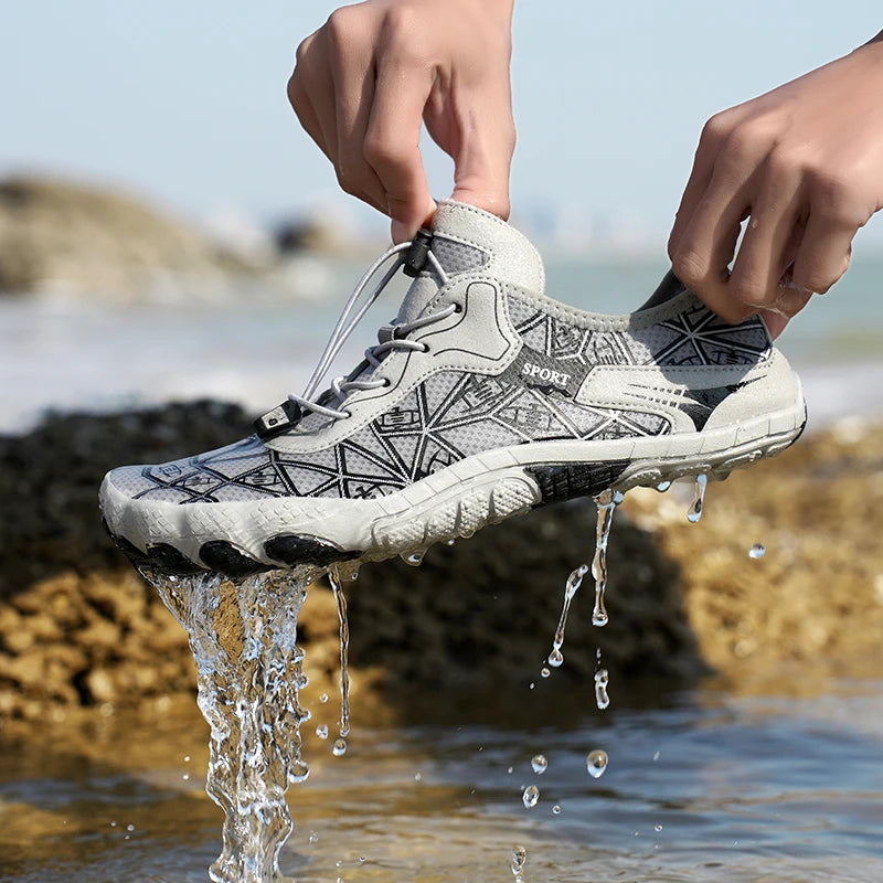 Barefoot Shoes,Quick-Drying Non-slip Outdoor Men's lightweight Wading Shoes,Suitable For Beaches,Hiking,Fitness,Sports Shoes36-4