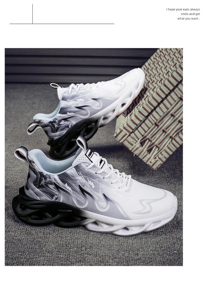 Men Running Shoes Breathable Mesh Sports Shoes Cushion Casual Sneakers Lightweight Comfortable Tennis Shoes﻿ Athletic Footwear