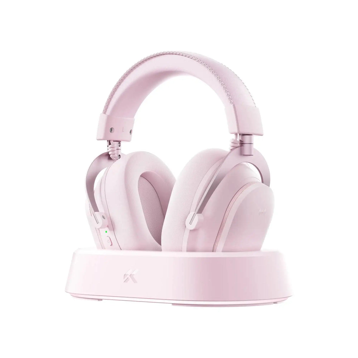 Casque de jeu sans fil magnétique MCHOSE V9 Turbo+ avec son surround 7.1 90 °   Écouteurs pivotants à faible latence avec chargement magnétique RGB