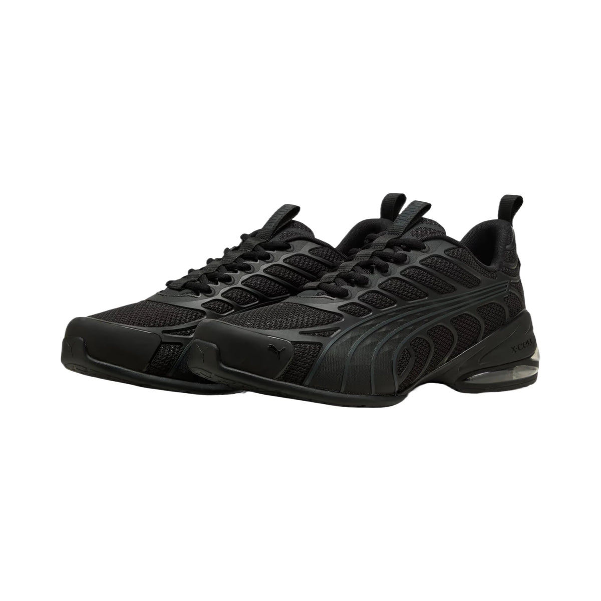 Chaussures de sport décontractées basses à lacets, bout rond, avec amorti, Puma Voltra 312589-01