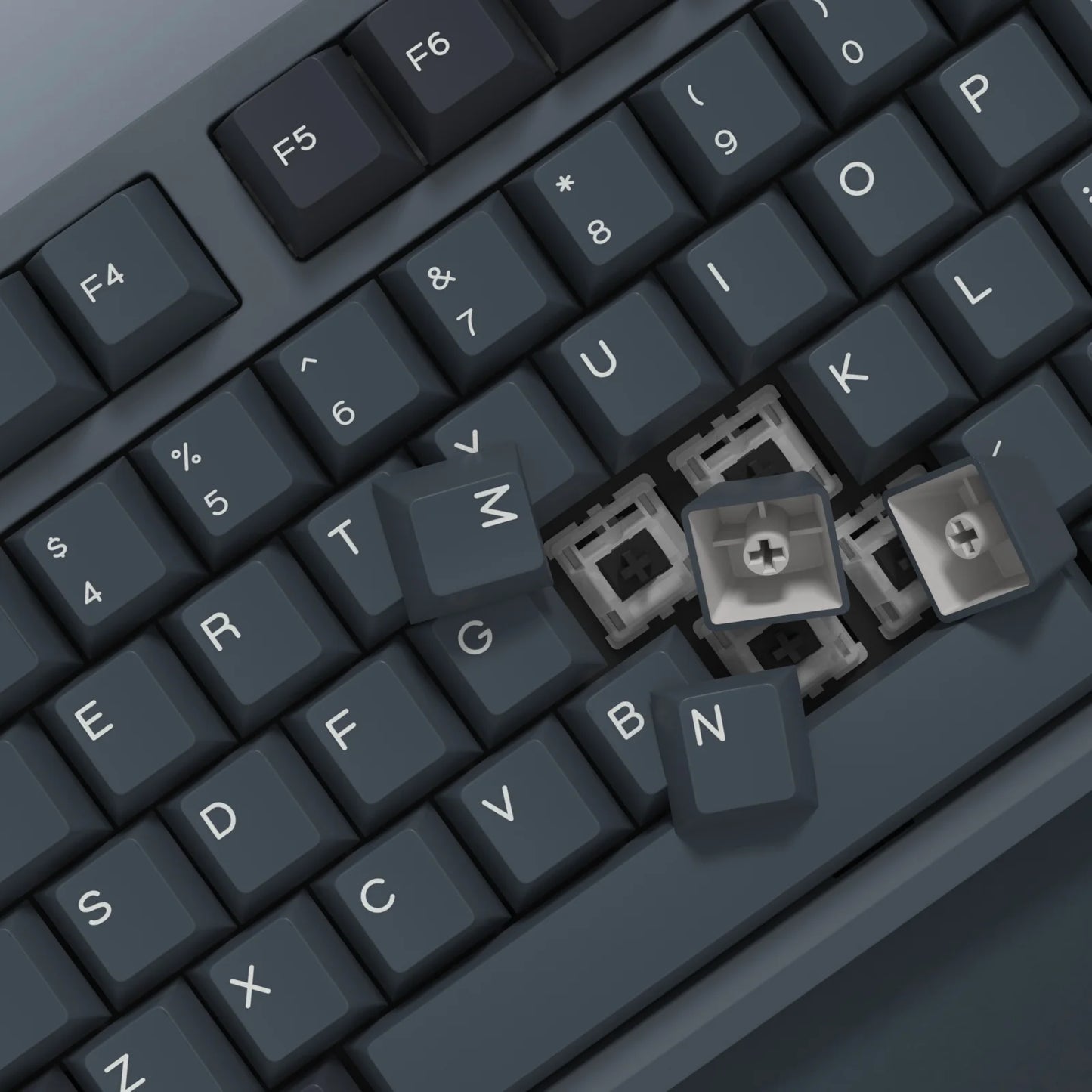 KBDiy 174 tasti/set keycap PBT GMK Apollo double shot minimalisti profilo ISO Cherry per tastiera meccanica da gaming compatibile MX