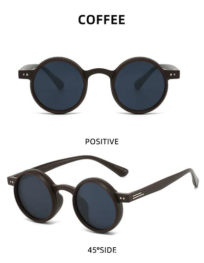 360° Rotating Adjustable Sunglasses Round Frame Polarized Sunglasses Outdoor UV Resistant Sunglasses Protective Glasses