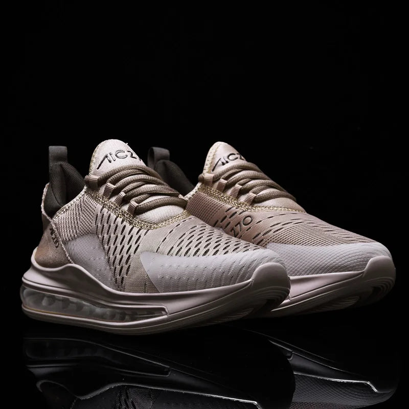 Baskets décontractées à coussin d'air pour hommes, chaussures de sport respirantes en maille absorbant les chocs, antidérapantes, résistantes à l'usure, chaussures de sport d'été